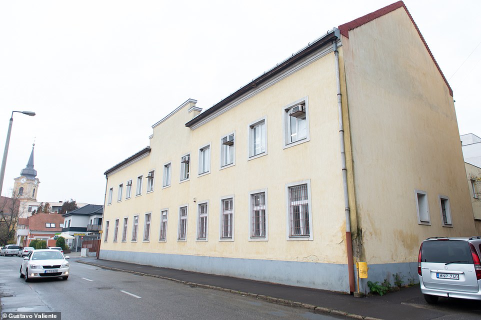 The Beriv factory (above) was criticised over workers' pay and conditions in a report published in 2017 by the Association of Conscious Consumers, a Hungarian organisation campaigning for better practice in the country's garment industry
