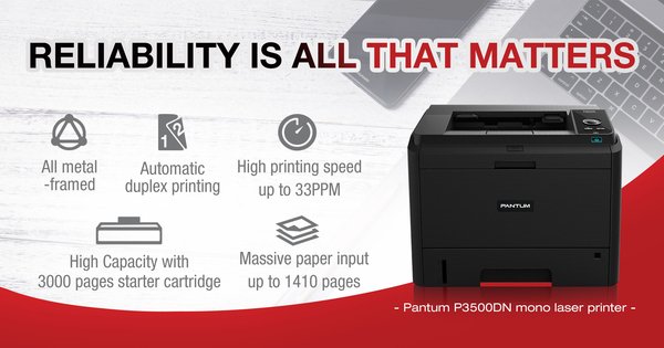 Pantum P3500DN mono laser printer