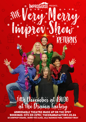THE VERY MERRY IMPROV SHOW Returns to The Drama Factory