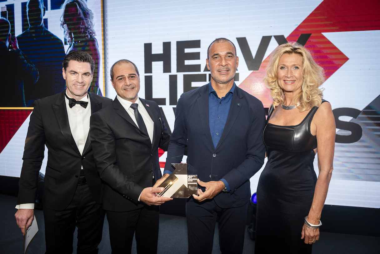 Kyriacos Panayides, managing director at AAL, received the first Shipping Line of the Year award at the ceremony in Antwerp. 