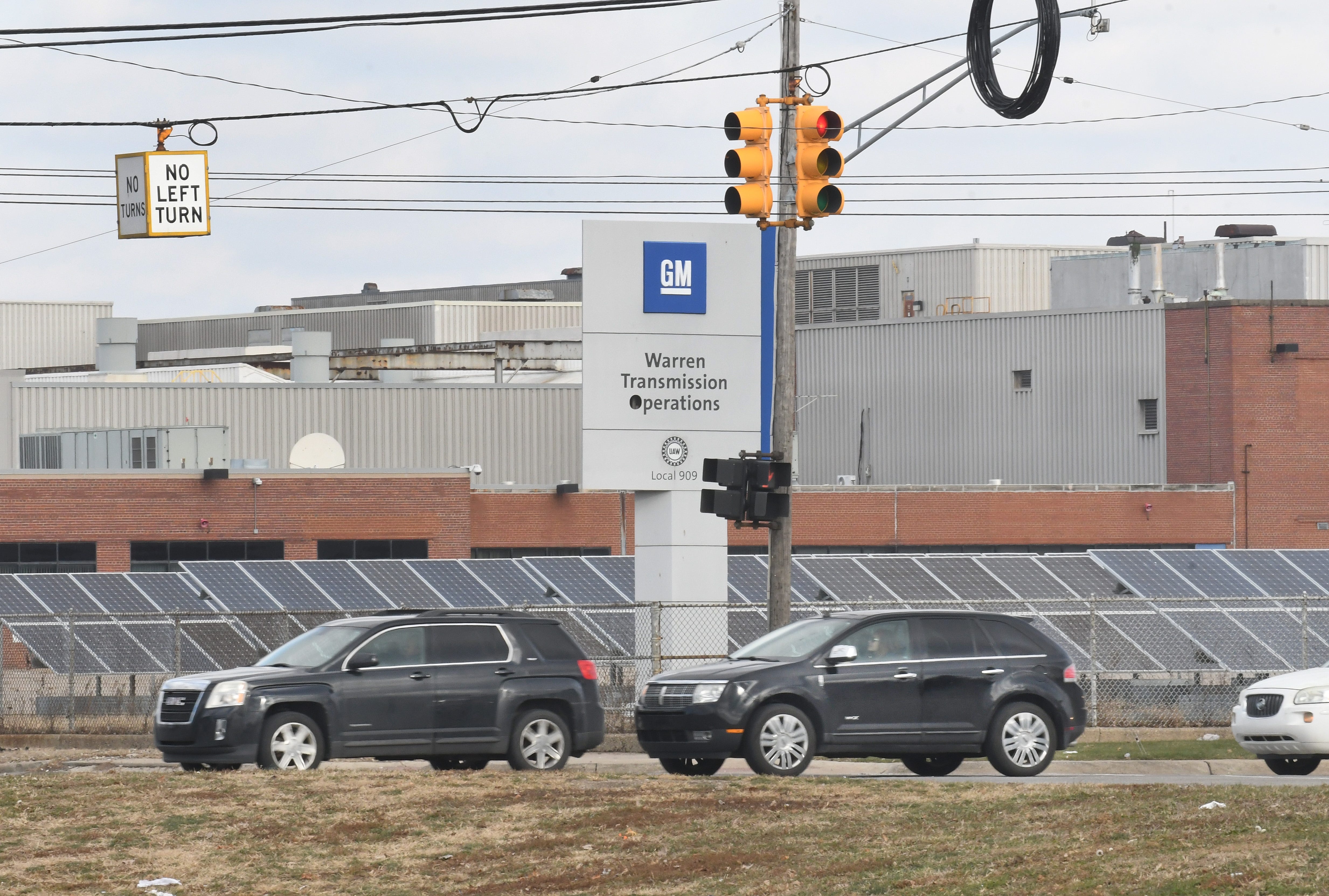Exteriors of GM Warren Transmission plant in Warren, Michigan on December 17, 2019.