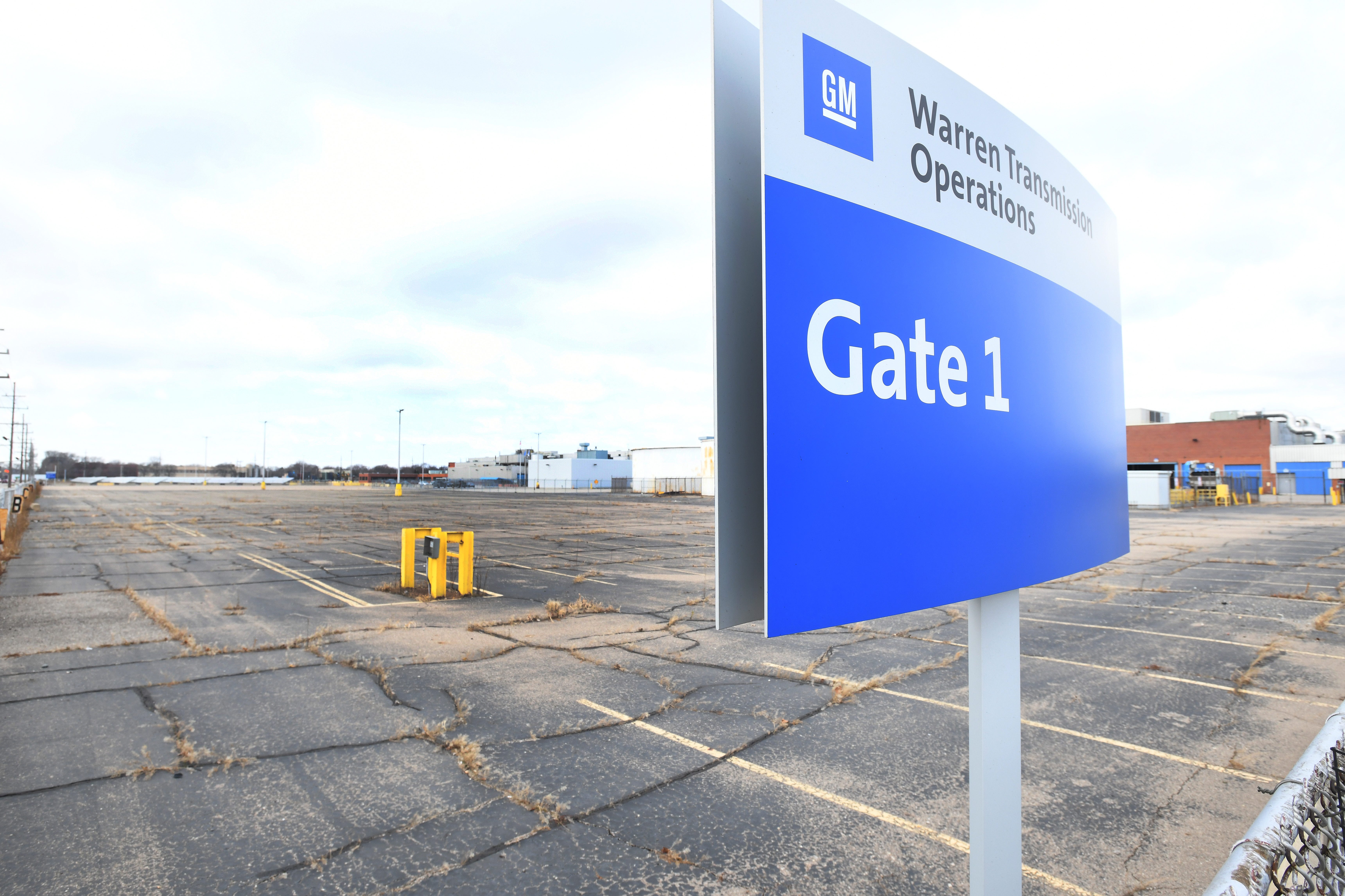 Exteriors of GM Warren Transmission plant in Warren, Michigan on December 17, 2019.