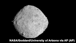 This November 16, 2018, image provide by NASA shows the asteroid Bennu.