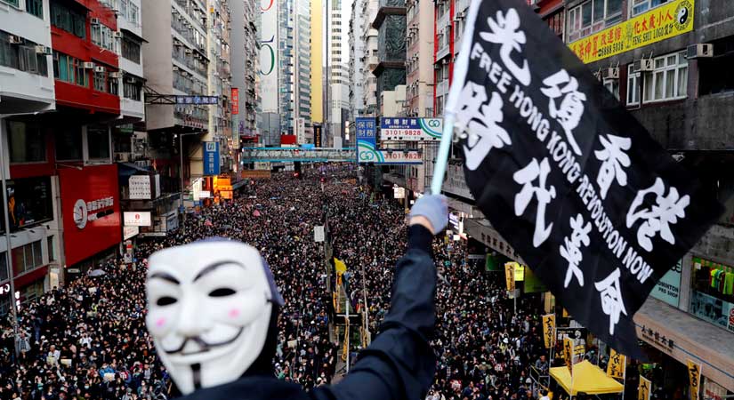 protesters Hong Kong