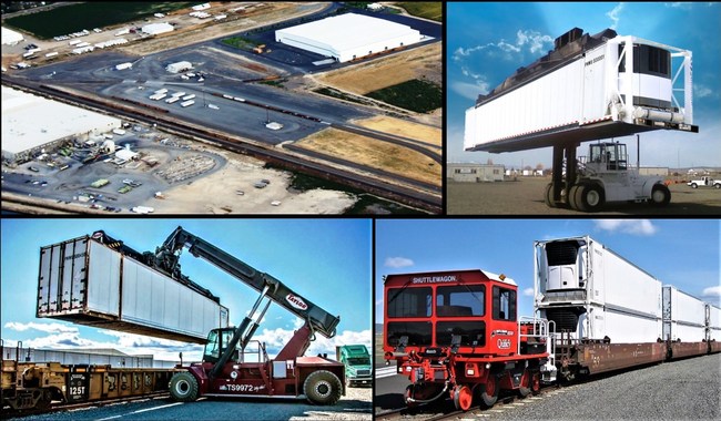 Port of Quincy Intermodal Terminal Collage