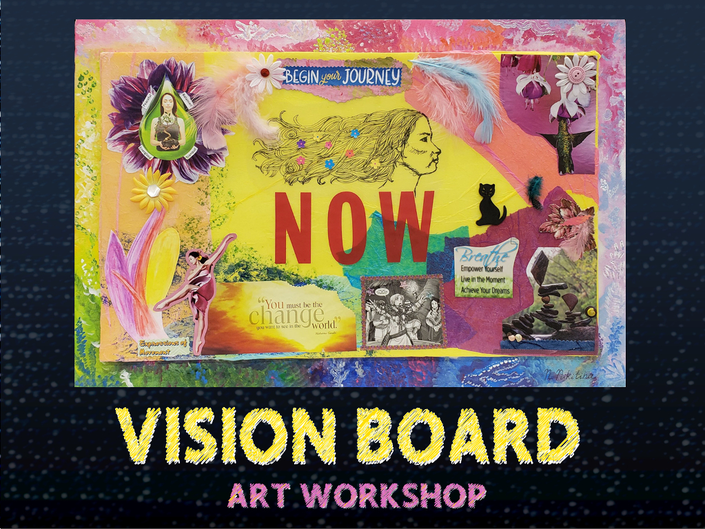 Join Natalya for our meditative mixed media art class