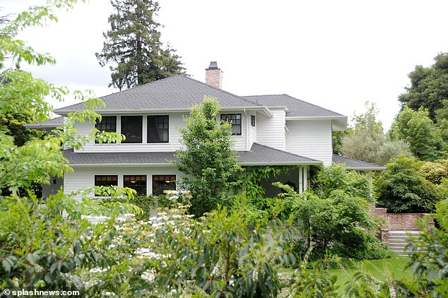 Zuckerberg has a real estate portfolio that includes 10 properties, including his home in Palo Alto (above) which he bought for $7million