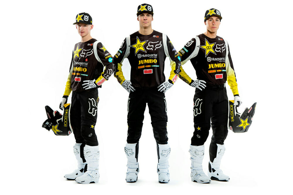 2020 Rockstar Energy Husqvarna Factory Racing MX2 Team Photo Shoot