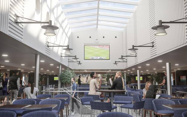 An artist's impression of the Sky Bar on Stena Estrid An artist's impression of the Sky Bar on Stena Estrid