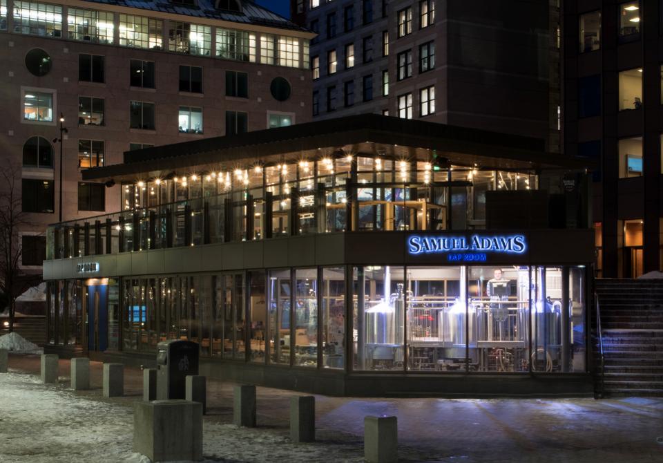 Boston Beer Sam Adams taproom Boston