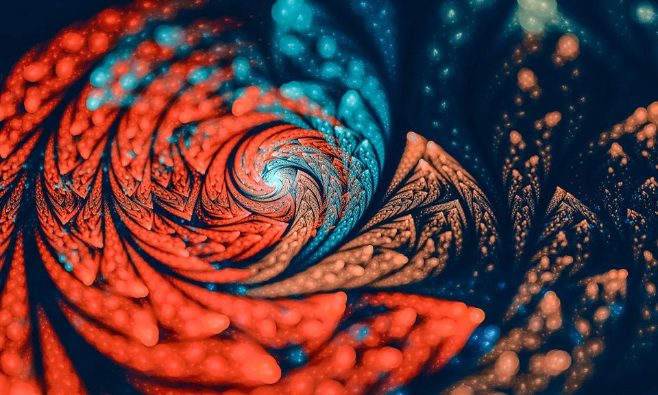 Abstract Glowing Swirl Backgrounds