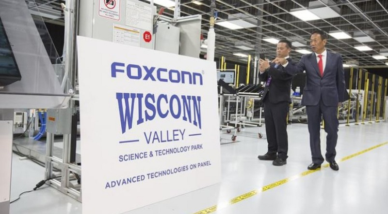 2x foxconn plant in Wisconsin