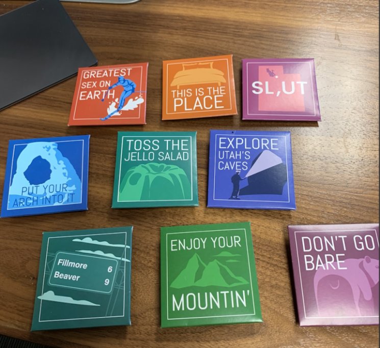 Condoms created by the Utah Dept. of Health and Love Communications to encourage HIV prevention. Image courtesy Utah Dept. of Health)