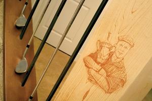 Golf Club Custom Spindle Design