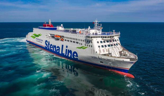 Stena Estrid, which sets sail on the Irish Sea from January 2020. Stena Estrid, which sets sail on the Irish Sea from January 2020.