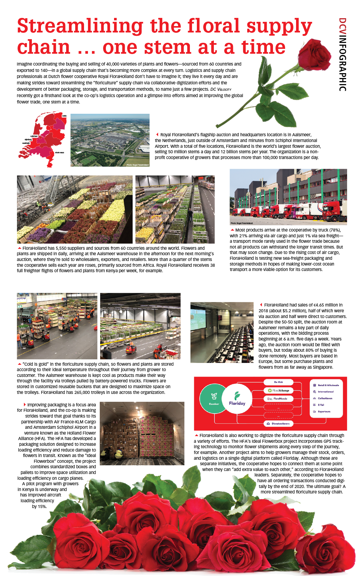 Here's how Royal FloraHolland is streamlining its supply chain.