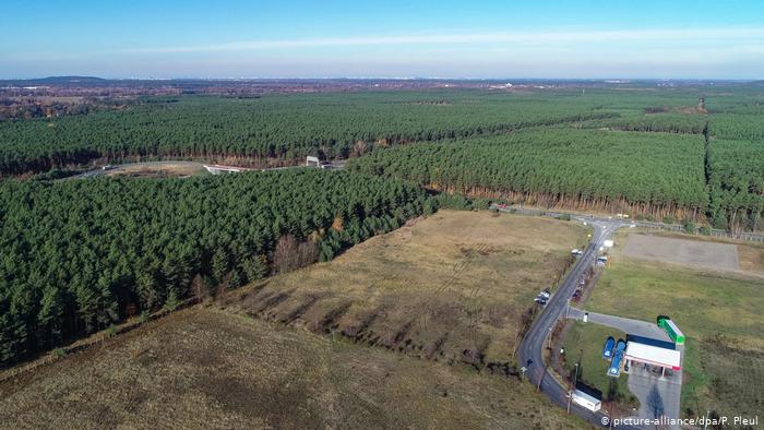 The site on which the Tesla factory is planned