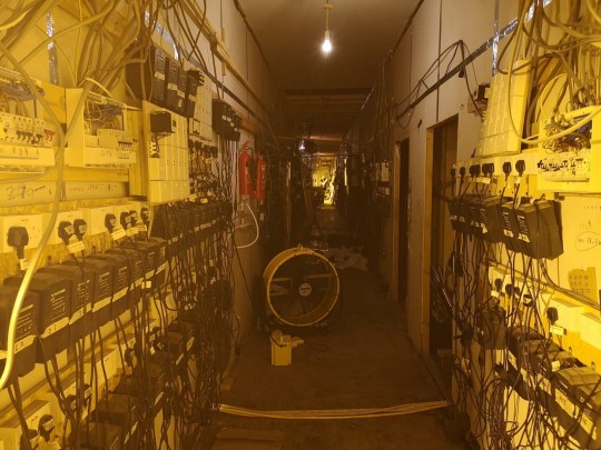 The inside of a huge cannabis factory discovered by police in an industrial unit on Park Farm Road on Scunthorpe's Foxhills Industrial Estate Grimsby Live/MEN