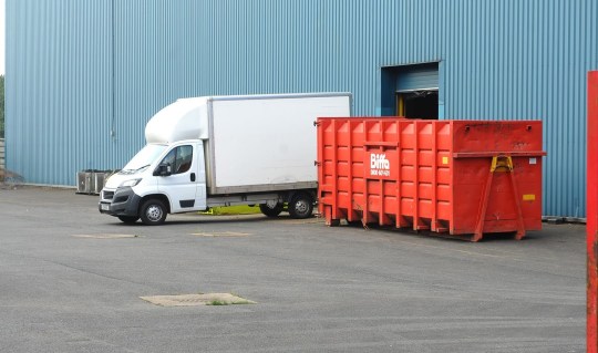 Police have discovered a huge cannabis factory at a industrial building off Park Farm Road, Scunthorpe. Credit: Grimsby Live/MEN