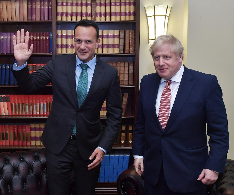 Boris Johnson Visits Stormont To Mark Restoration Of Devolved Parliament