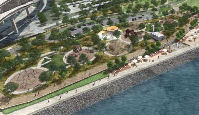 This&#x20;rendering&#x20;shows&#x20;a&#x20;children&#x27;s&#x20;play&#x20;area&#x20;at&#x20;Lewis&#x20;and&#x20;Clark&#x20;Landing&#x20;along&#x20;the&#x20;Missouri&#x20;River.&#x20;The&#x20;reconstruction&#x20;of&#x20;that&#x20;park&#x20;won&#x27;t&#x20;be&#x20;finished&#x20;until&#x20;2022.
