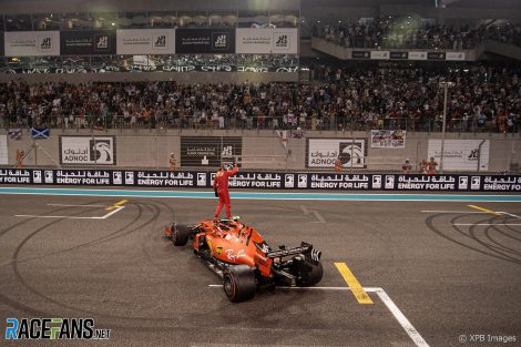 Charles Leclerc, Ferrari, Yas Marina, 2019