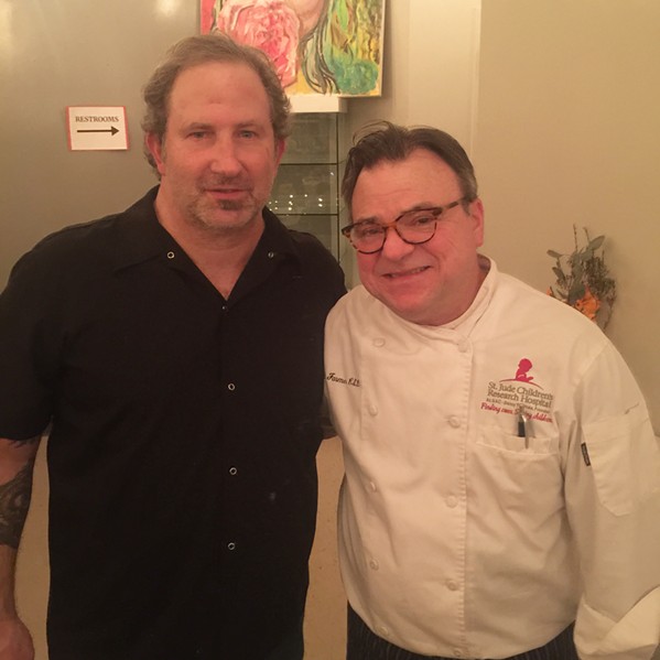 Spencer McMillin and Rick Farmer at the Chef's Partnership Dinner - MICHAEL DONAHUE