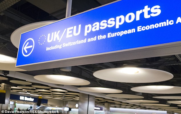 The Mail on Sunday was told that wages at the factory were so low that some staff had been forced to claim paid sick leave so that they could make additional money in a second job. The UK border is pictured above