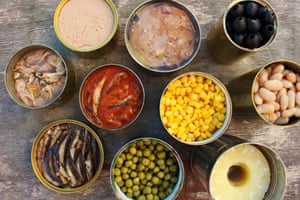 Tinned food … just the thing when times get hard
