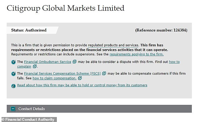 The reference number used in the promotional material for 'JPMorgan Asset Management' actually links to the bank's German subsidiary, while the reference number used by the Citigroup fraudsters links to 'Citigroup Global Markets Ltd'