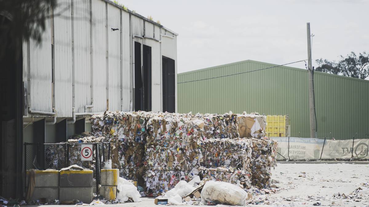 Despite initial concerns, Re.Group has avoided sending any of the Tumut-bound recyclable product to landfill.. Picture: Dion Georgopoulos Despite initial concerns, Re.Group has avoided sending any of the Tumut-bound recyclable product to landfill.. Picture: Dion Georgopoulos
