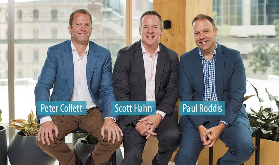 Peter Collett, Scott Hahn and Paul Roddis