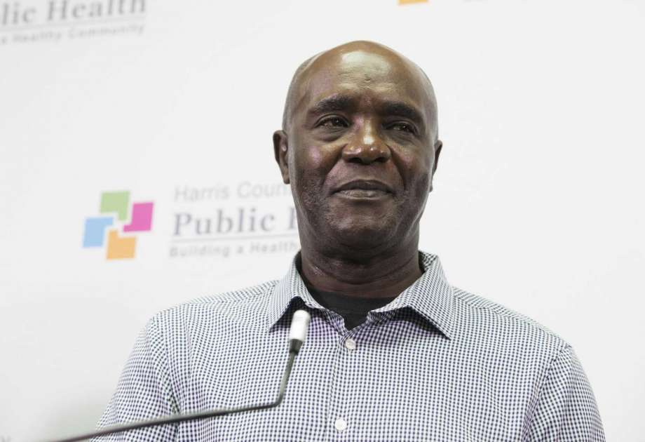 Demascus Wright, 66, says he is grateful for the treatment and recovery programs he received from Harris County Jail during a press conference introducing a new Opioid Overdose Prevention Program on Tuesday, Nov. 19, 2019, in Houston. Wright said he was addicted to opioid and had too many resources before he was arrested for heroin possession in 2017. He is happy that he got his life back after going through the program at Harris County. With a $2 million grant from the CDC, Harris County Public Health and Baylor College of Medicine are launching the new Opioid Overdose Prevention Program. Photo: Yi-Chin Lee, Houston Chronicle / Staff Photographer / © 2019 Houston Chronicle