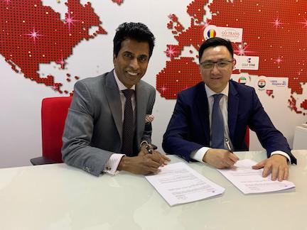 From left to right: Usman Rehman, Chairman of L.I.N.K. Global and David Luan, Founder and Chief Executive Officer (CEO), ShipParts.com