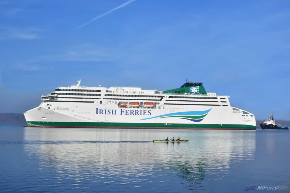 Irish Ferries' W. B. YEATS. Irish Ferries.