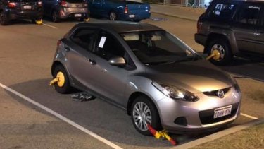 Up to five cars had their front and back wheels clamped in Scarborough on the first night of its summer twilight markets.