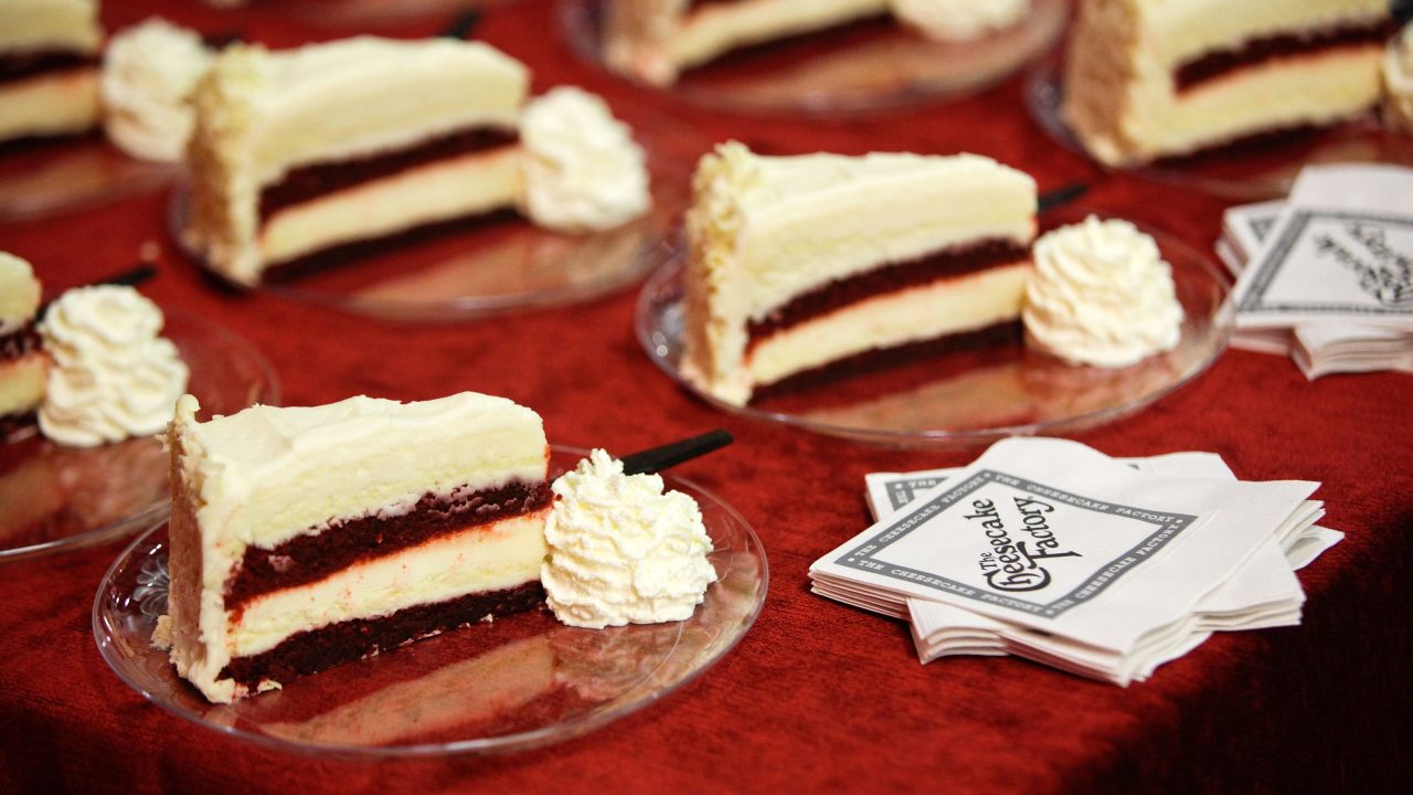 You can get 2 free slices of cheesecake when you buy a Cheesecake Factory gift card