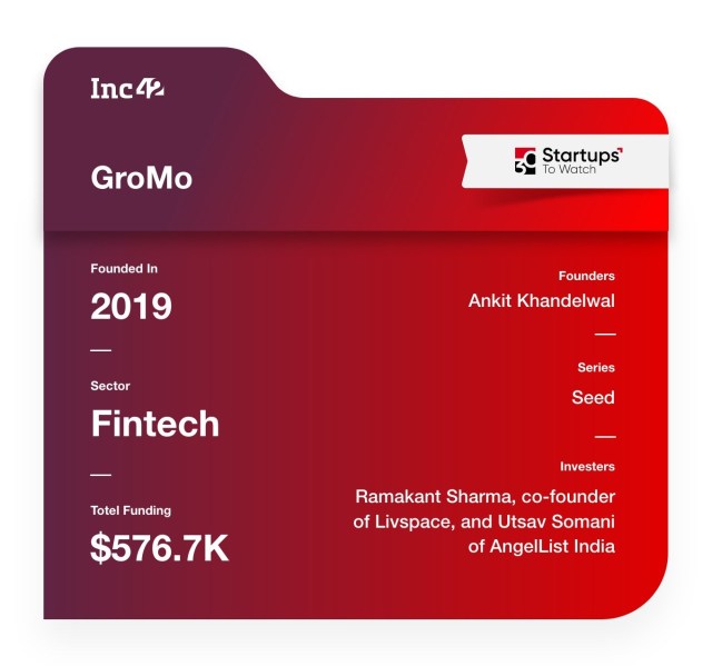 GroMo fintech startup