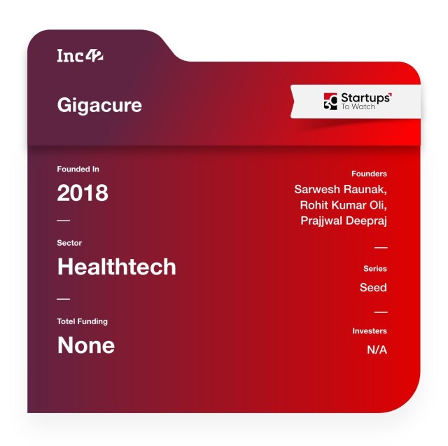 Gigacure healthtech startup