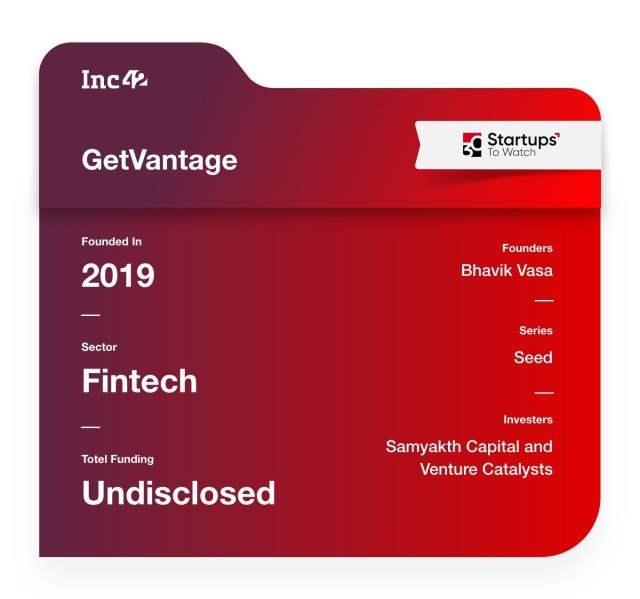 GetVantage fintech startup