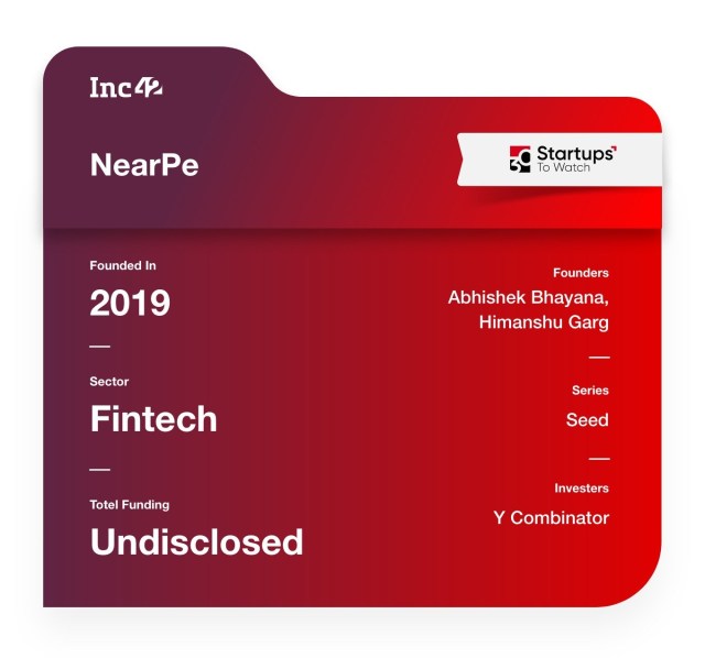 NearPe fintech startup 