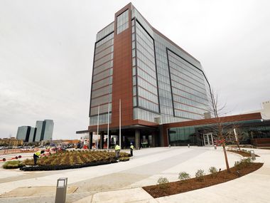 The Westin Irving Convention Center at Las Colinas is across the street from the Irving Convention Center.