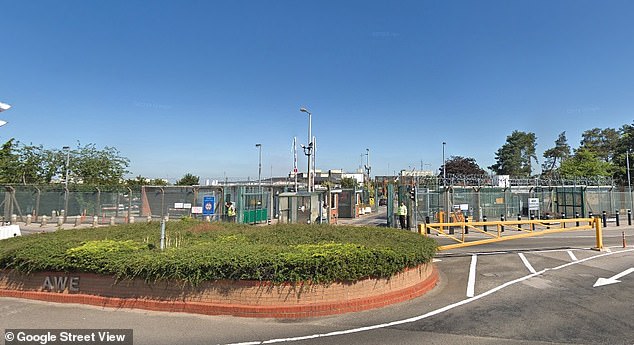 A street view of the Atomic Weapons Establishment that looks after the UK's Trident nuclear deterrent