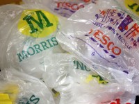 File photo dated 05/10/15 of supermarket plastic bags. The plastic bag charge is set to rise to 10p and be extended to every shop, according to reports. Currently shops that employ more than 250 people have to charge at least 5p per bag. PRESS ASSOCIATION Photo. Issue date: Saturday August 25, 2018. See PA story POLITICS Plastic. Photo credit should read: Chris Radburn/PA Wire