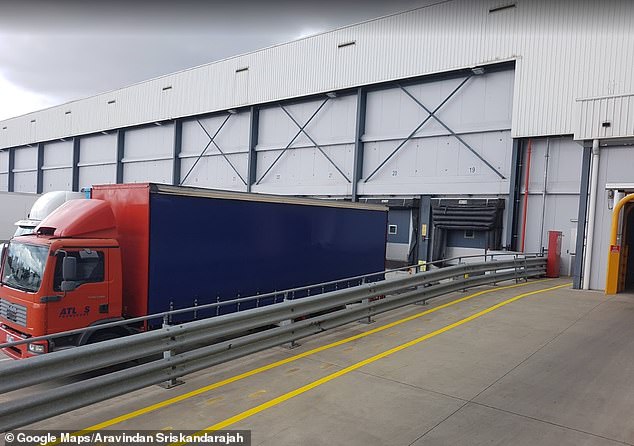 Coles distribution centre in Laverton where on Friday workers walked-off the job amid their own coronavirus concerns