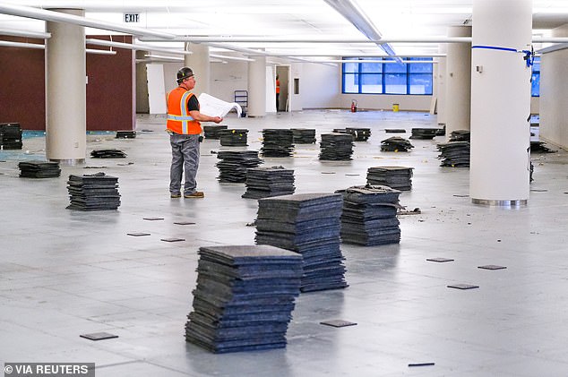 Fellow automarker General Motors is gearing up to produce ventilators at their factory in Kokomo, Indiana (pictured)