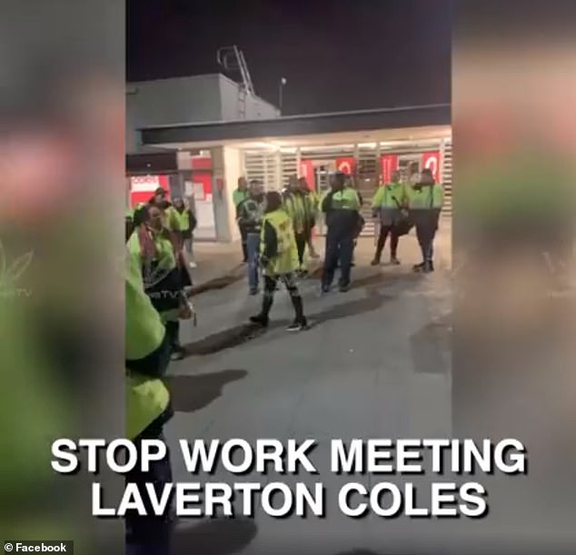 Coles workers walked off the job on Friday amid coronavirus concerns