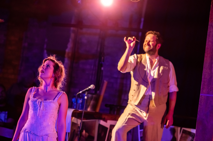 Photos by Dahlia Katz features_ Evan Buliung, Tess Benger Set and Costumes by Michelle Bohn Lighting Design by Wendy Lundgren