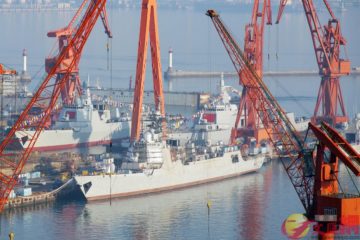 China Launched the 24th Type 052D, 6th Type 055 & 71st Type 056 Vessels for PLAN
