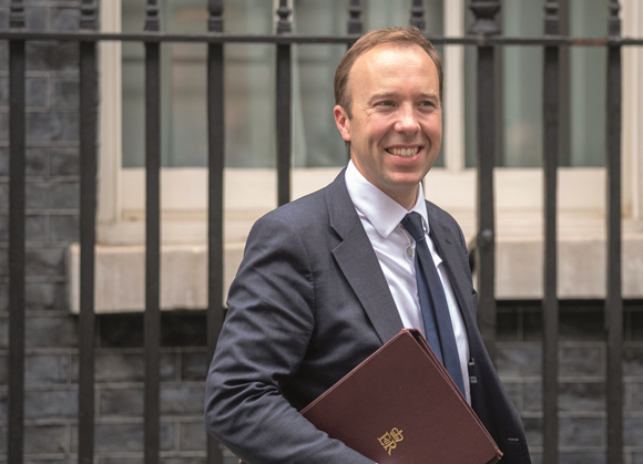 Matt Hancock, secretary of state for health and social care